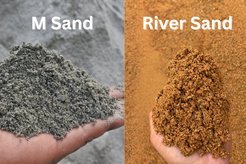 m sand or river sand